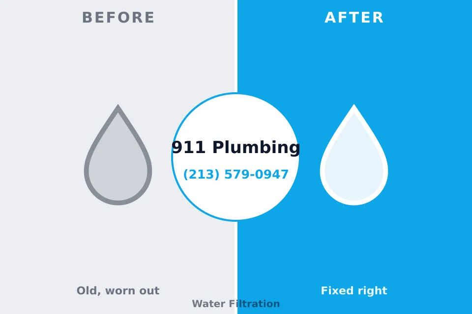 Before and after: plumbing repair Shakopee, MN